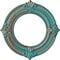 Ekena Millwork Benson Ceiling Medallion (Canopies up to 6 1/8"), 11 1/8"OD x 6 1/8"ID x 5/8"P, Copper Green Patina CM11BNCGS - alternate 1
